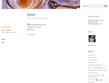 Tablet Screenshot of anightkitchen.com